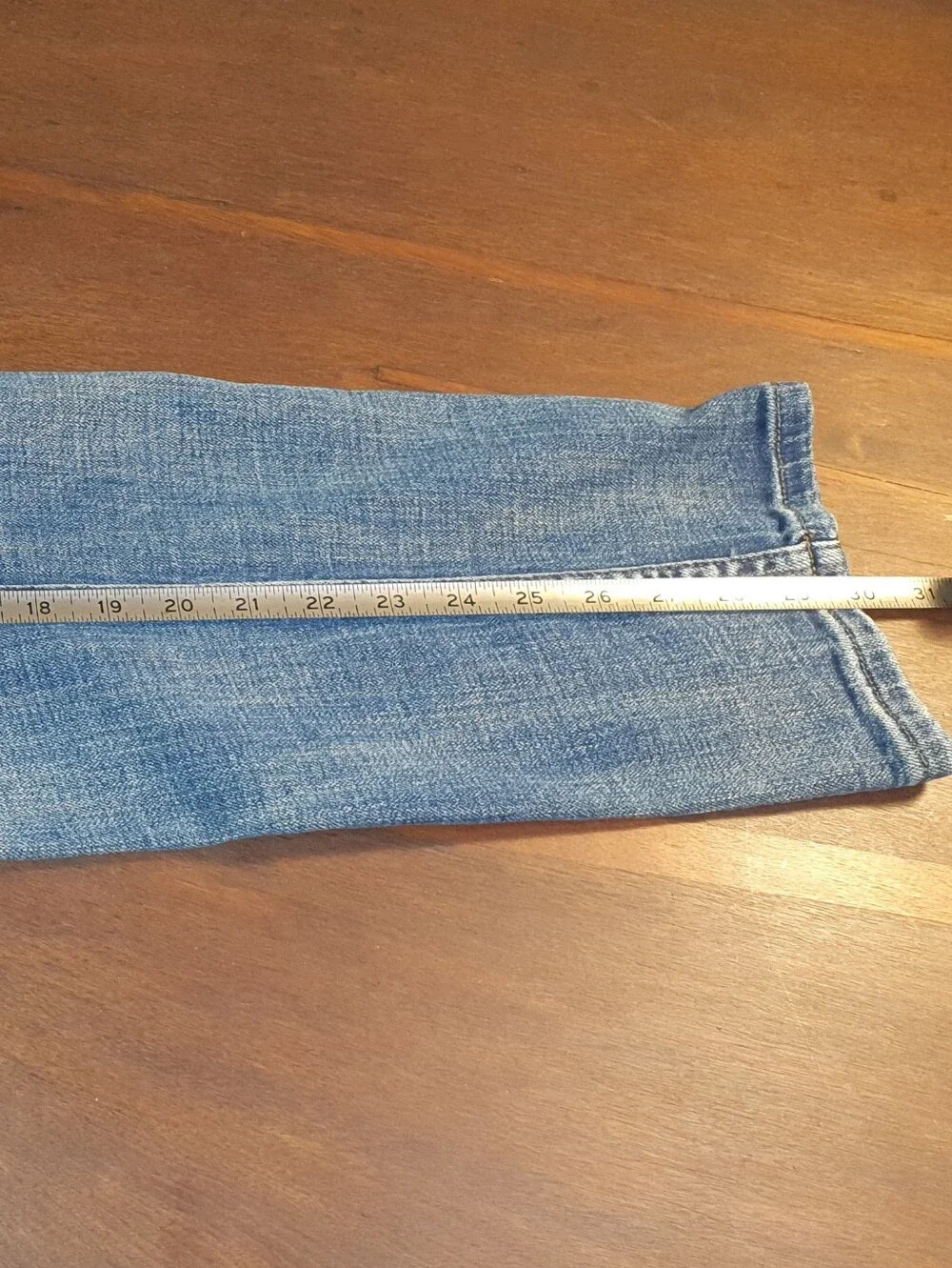 Embroidered Blue Denim Men's Jeans with Native Headdress Detail